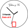 Movement, ETA F05.111, 3 Hands, Date at 6