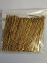 Tapered Pins for Bracelets, Brass (x100)