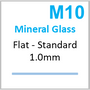 Glass, Flat 1.0mm (M10) Size 100