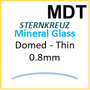 Glass, Domed 0.8mm (MDT) Size 155