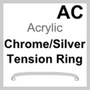 Acrylic Glass, Tension Ring Stainless Steel (AC = ATC) Size 205