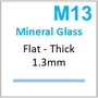 Glass, Flat 1.3mm (M13) Size 370