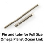 Spare Pin and Tube for Omega Planet Ocean 45.5mm Watch – Fits Clasps Stamped 1579/951, 1581/953, 1588/951