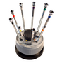 Bergeon 5970 - Set of 9 Screwdrivers on Rotating Stand