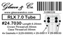 Tube with 4x Gasket, Daytona Rolex 7.0 #24.7030 (Generic)