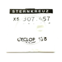 Crystal, Acrylic, Rolex Cyclop 135 #25-135, Sternkreuz XS 307.457 (Generic)