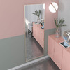 Full Length Mirror, 63"x20" Aluminum Alloy Thin Frame Floor Mirror