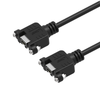 FireWire 800, Panel Mount 9 Pin Female to Panel Mount 9 Pin Female Cable, 5in Newnex ADP-9F9F-05
