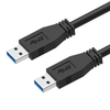 USB 3.0 A Male to A Male Cable, Special Wiring (with Power, Data Pair Cross Over), 7in, 1m, 2m, 3m Newnex US2SW-AA-XX