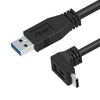 USB 3.2, A to C Cable, Down Angle, up to 16.4 ft (5m) Newnex U3S1A01C16-XXX