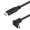 USB 3.2, USB-C to USB-C Cable, Down Angle, DP-Alt Mode, 60W PD Newnex U4S5C01CD6-XXX