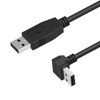 USB 2.0 A Male to A Male Up Angle Cable, 12in, 60in Newnex UH2-A-AR02T-XX