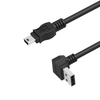 USB 2.0 A Male Up Angle to Mini B Male Straight Cable, 6in, 12in Newnex UH2-AR02TMB-XX
