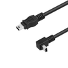 USB 2.0 Mini B Male Up Angle to Mini B Female Cable, 6in Newnex UHE-MBMBR10-06