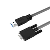 High Flex, USB 3.0 A Male to Micro B Male with M2 Screw Locking Cable, 3m, 5m Newnex HF3-AMCBI1-XMC