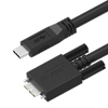 USB 3.2 (USB 3.0), USB Micro B to USB C Cable, with Screw Lock Newnex U3S1C21MCI-XXX