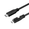 80Gbps USB4 C to C Cable with Single Screw Locking, M/M, 1m, 240W PD (EPR) Newnex U4T1C01C04PXXX