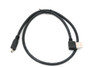 USB 2.0 A Male Angled to Micro B Male 23in Newnex UH2-AR4MCB-23