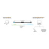 Active USB-C Extension Cable, C/M to C/M, Display + USB 2.0, 60W PD, up to 52 ft (16m) Newnex ULK-DP-CC-XX