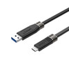 Active USB 3.2 Extension Cable, Enhanced Bus Power, A/M to C/M, up to 100 ft (30m) Newnex ULU11MAC-XX