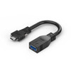 USB 3.2, USB-C Male to USB-A Female Locking Adapter Cable Newnex U3S1C22AE-XXX