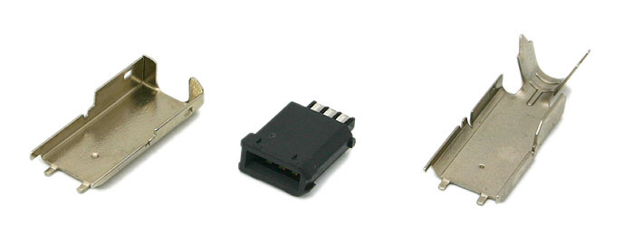 1394a 6 Pin FireWire Connector Plug-kit (Shell) - NTC Distributing