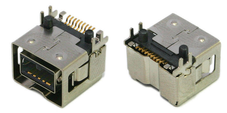 1394b 9 Pin Bilingual Connector FireWire Receptacle - NTC Distributing
