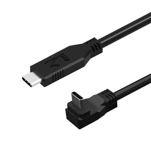 USB 3.2, USB-C to Mini USB-C Right Angle, DP-Alt Mode, 60W PD