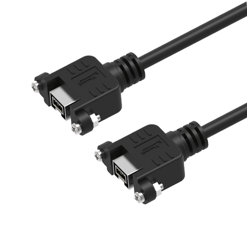 FireWire 800, Panel Mount 9 Pin Female to Panel Mount 9 Pin Female Cable, 5in Newnex ADP-9F9F-05