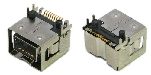 1394b 9 Pin Bilingual Connector FireWire Receptacle Newnex RFB-9001-REEL