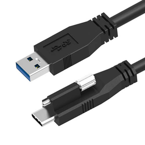 USB 3.2, A to C Cable, with Single Screw Locking, 1m, 2m, 3 m, 5 m Newnex U3S1A01C14-XXX