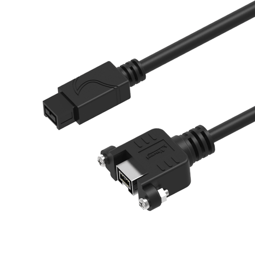 FireWire 800, Panel Mount 9 Pin Female to 9 Pin Male Cable, 18in, 36in, 2m Newnex CFBEXTR-99XX