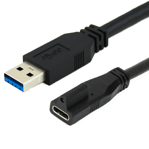 USB 3.2, A to C Female Adapter Cable, 1m Newnex U3S1A01C17-XXX