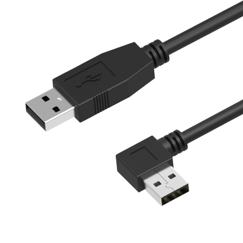 USB 2.0 A Male to A Male Right Angled Cable, 10in, 36in, 72in Newnex UH2-A-AR04-XX