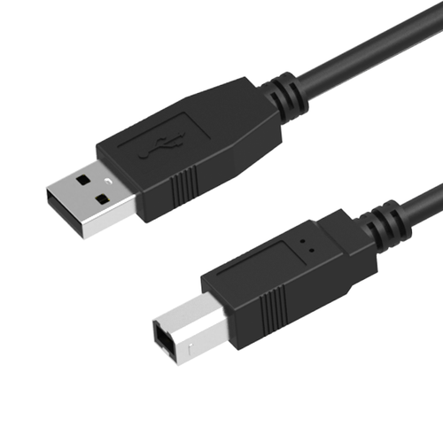 USB 2.0 A Male to B Male Straight Cable, 12in, 18in, 36in, 1m, 2m, 3m, 4m, 5m Newnex UH2-24XXXX