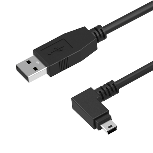 USB 2.0 A Male to Mini B Male Left Angle Cable, 14in, 60in Newnex UH2-2MBL01-XX