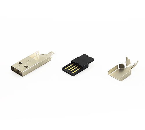 USB 2.0 Type A Assemblable DIY Connector Plug Kit Newnex UPA-1001-RV4