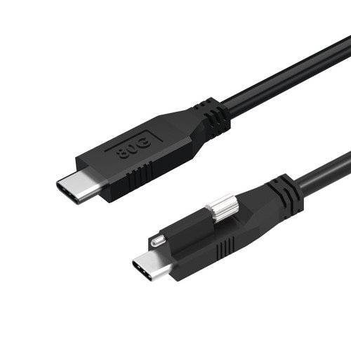 80Gbps USB4 C to C Cable with Single Screw Locking, M/M, 1m, 240W PD (EPR)