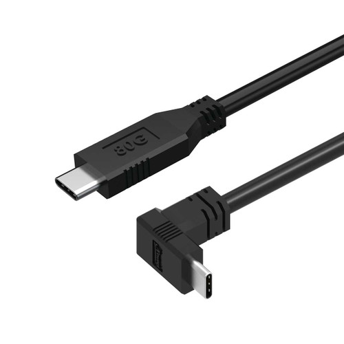80Gbps USB4 C to C Cable, Up/Down Angle, M/M, 1m, 240W PD (EPR) Newnex U4T1C01CD6PXXX
