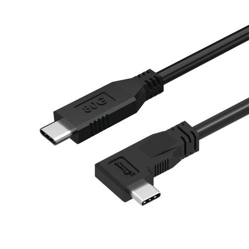 80Gbps USB4 C to C Cable, Left/Right Angle, M/M, 1m, 240W PD (EPR) Newnex U4T1C01CR5PXXX