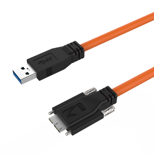 High Flex 5Gbps USB 3.1 Gen 1 Cable A to Micro B with Screw Locking, 3m, 5m Newnex U3HLA01MCI-XXXX