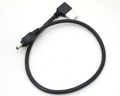 USB 2.0 A Male Angled to Mini B Male 15in Newnex UH2-AR4TMB-15