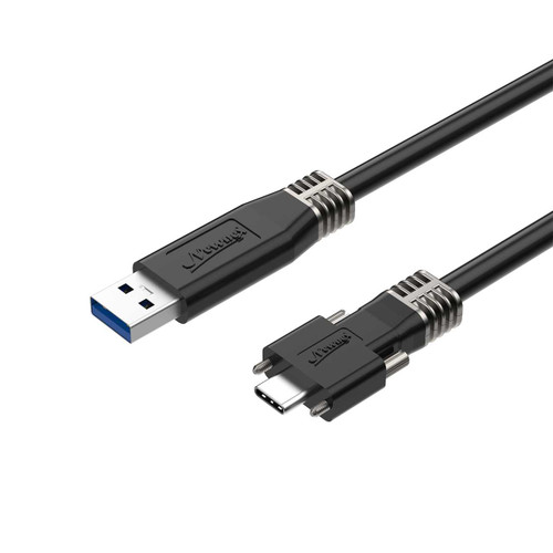 Active USB 3.2 Extension Cable, Enhanced Bus Power, A/M to C/M with Screw Locking, up to 100 ft (30m) Newnex ULU11MAC12-XX