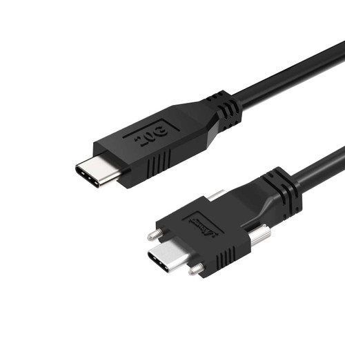20Gbps USB4 C to C Cable with Dual Screw Locking, M/M, 2m, 240W PD (EPR) Newnex U4TRC01C02PXXX