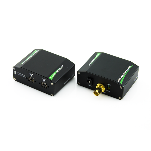 IEEE 1394b FireWire 800 9-Pin Extender Set over COAX Cable IEEE 1394b FireWire 800 9-Pin Extender Set over COAX Cable
