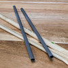 Compostable 8" Black Plant Fiber Straws