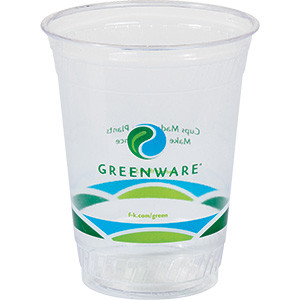 Compostable 12oz Clear Cold Cup Made in USA