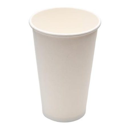 16oz White Hot Drink Cups