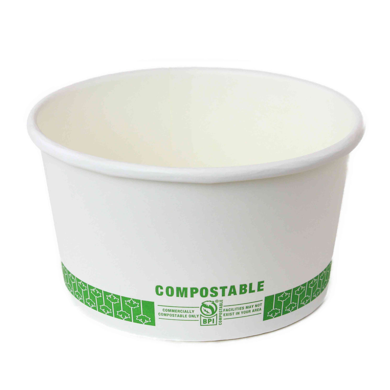 12oz Compostable Paper Soup Container - EP-BHSC12