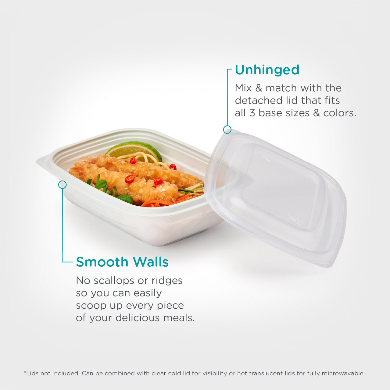 Microwavable Compostable Container - 24oz